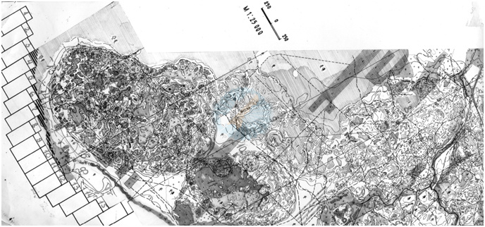 Карта IV Всесоюзных соревнований 1969 г. Теребень